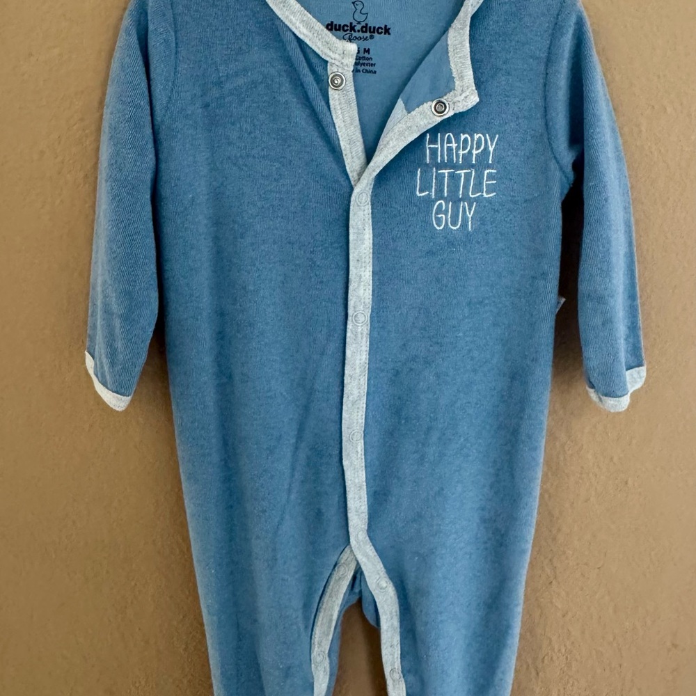 Duck Duck Blue Baby Onesie